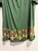 Embroidered Cold Shoulder Top-9