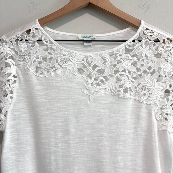 Short Sleeve Lace Tee