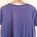 V-Neck Cuff Short Sleeve Tee-7