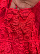 Jacquard Tiered Dress-10