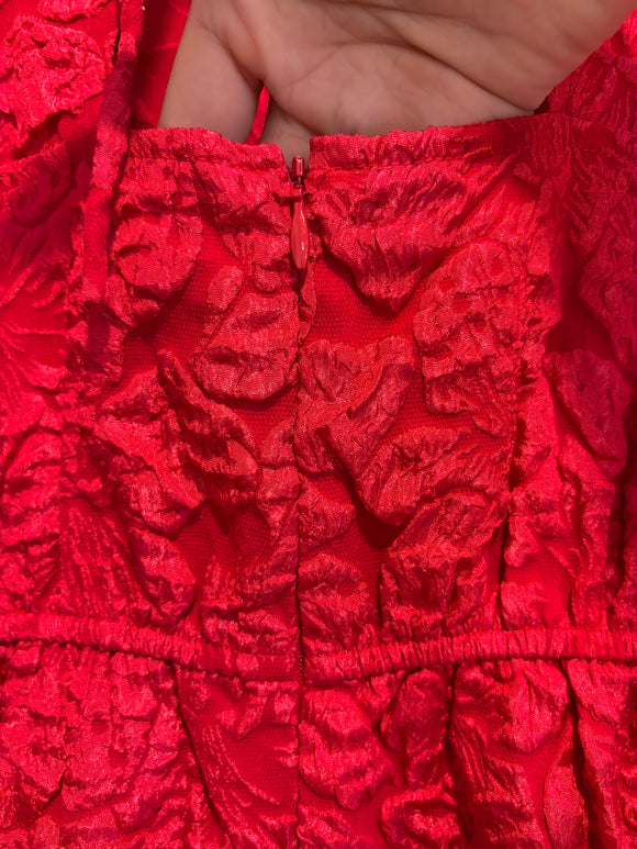 Jacquard Tiered Dress