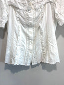 Eyelet Puff Sleeve Top-5