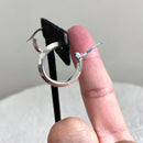 925 Silver Hoop Earrings-4