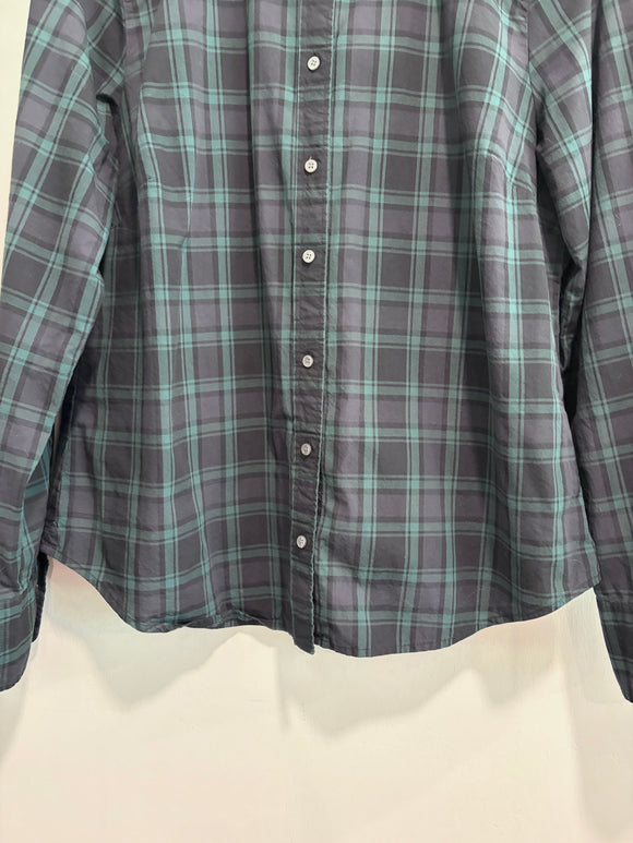 Club Collar Plaid Shirt