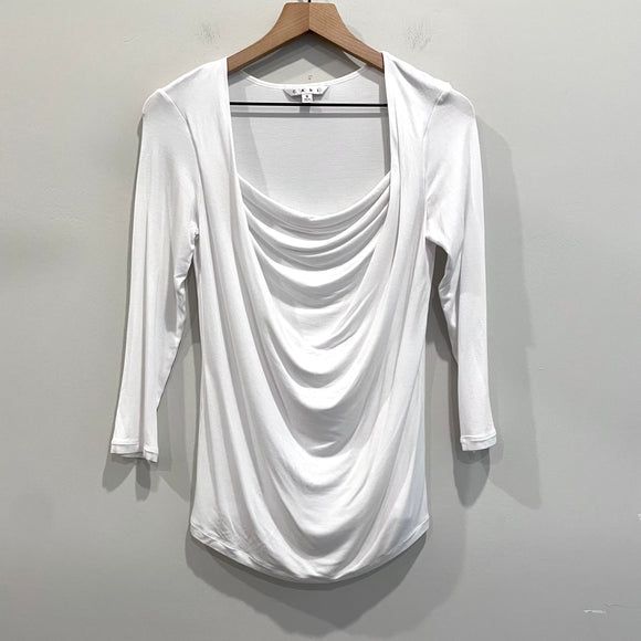 Draped Neck Top