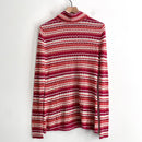 Striped Turtleneck Knit Sweater-6