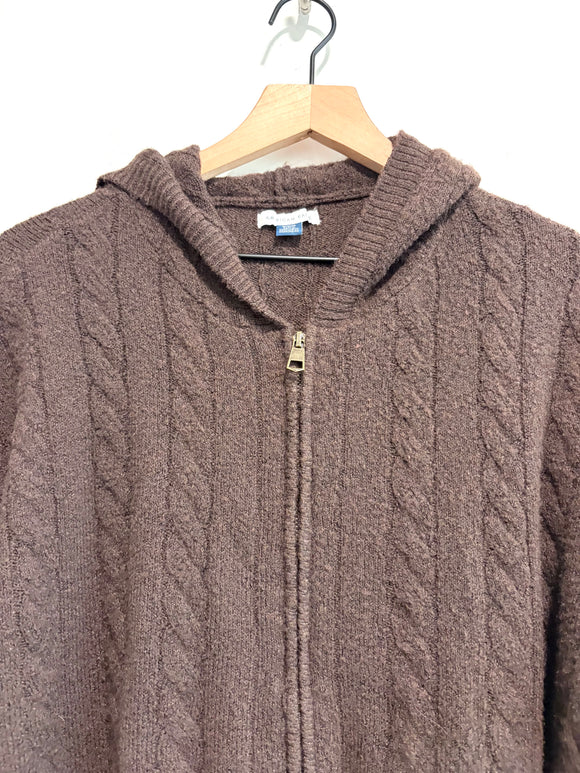 Hooded Sweater Jacket