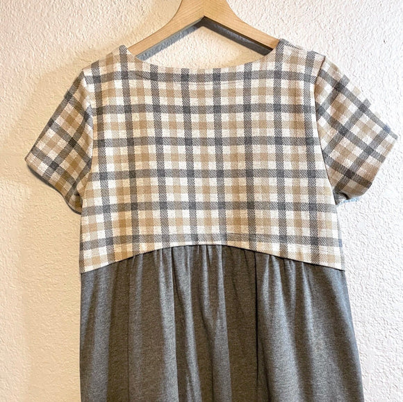 Plaid Shift Dress