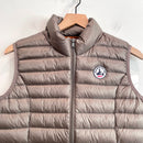 Sleeveless Zip Front Puff Vest-3