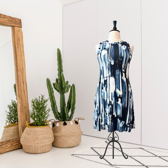 Abstract Tank Dress