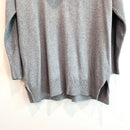 Hooded V-Neck Sweater-12