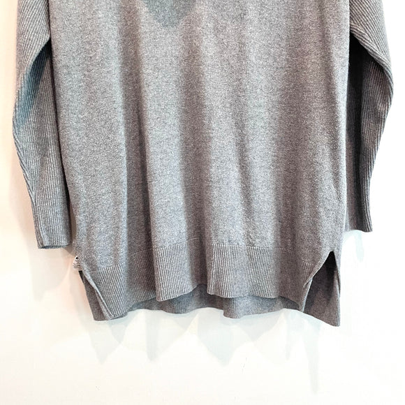 Hooded V-Neck Sweater