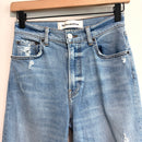 Distressed High Rise Skinny Jeans-2