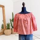 Eyelet Tassel Top-1