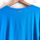 Cuff Short Sleeve V-Cut Out Tee-9