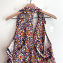 Floral Collared Button Down Mini Dress-11