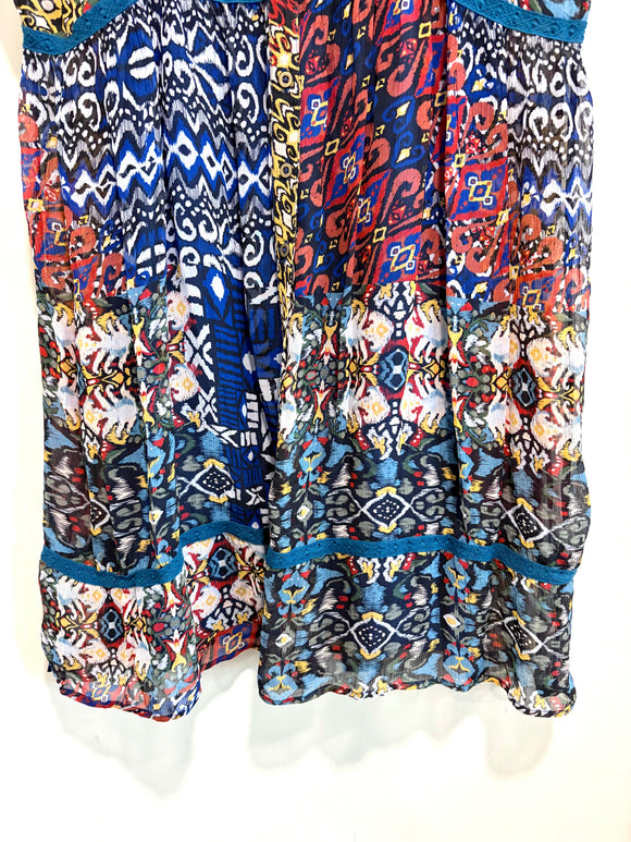 Mixed Print Dress