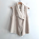 Faux Fur Lined Vest Jacket-2