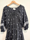 Embroidered Belted Dress-6