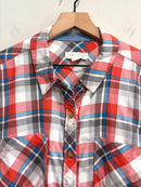 Plaid Button Down Shirt-3