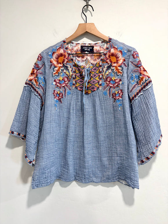 Floral Embroidered Top
