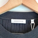 Pointelle Short Sleeve Sweater-6