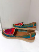 Leather Embroidered Flats-12