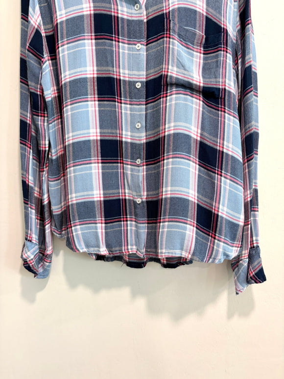 Plaid Button Down Top