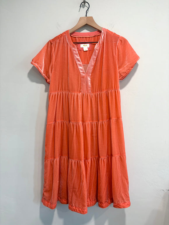Velvet Tiered Dress