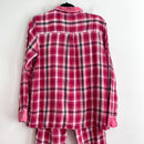 Plaid Flannel Pajama Set-7