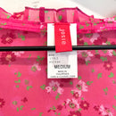 2PC Floral Sleep Dress Robe Set-4