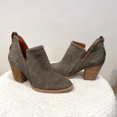 Snakeskin Embossed Booties-8