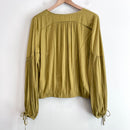 Lace Up V-Neck Top-9