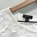 3D Floral 3/4 Sleeve Top-6
