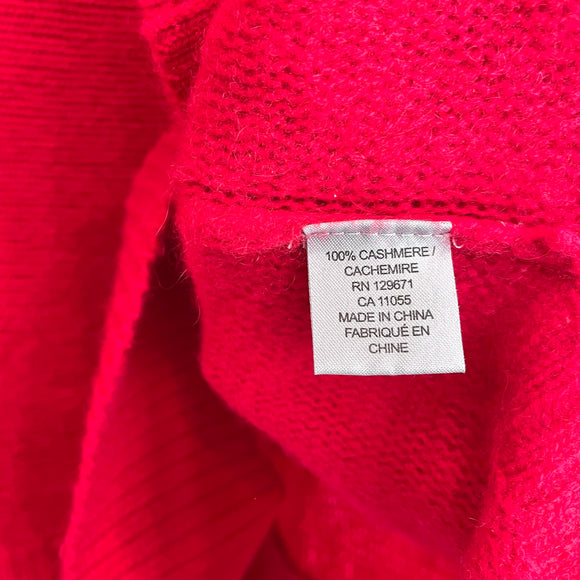 Cowl Turtleneck Cashmere Sweater