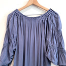 Pleated Balloon Sleeve Top-9