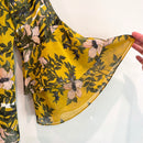 Floral Bell Sleeve Top-12