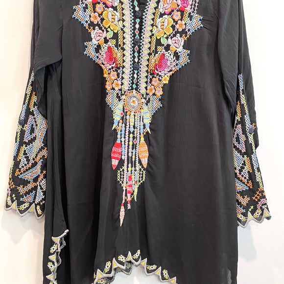 Dream Catcher Embroidered Tunic Top
