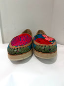 Leather Embroidered Flats-5