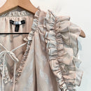 Ruffled Tie V-Neck Top-4