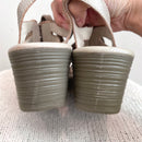 Lace Front Platform Open Toe Sandals-6