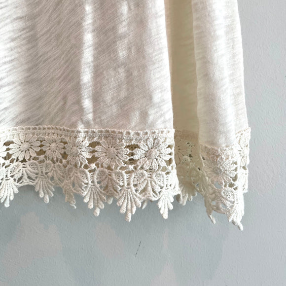 Crochet Trim Sleep Tank Top