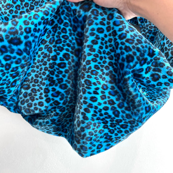 Faux Fur Leopard Infinity Scarf