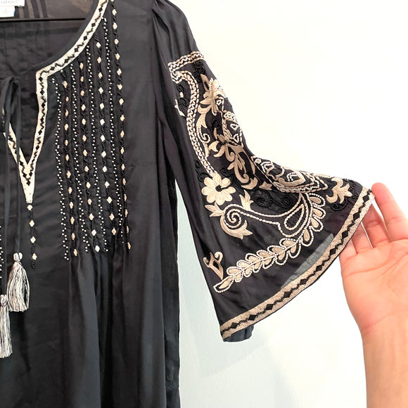 Embroidered Beaded Top