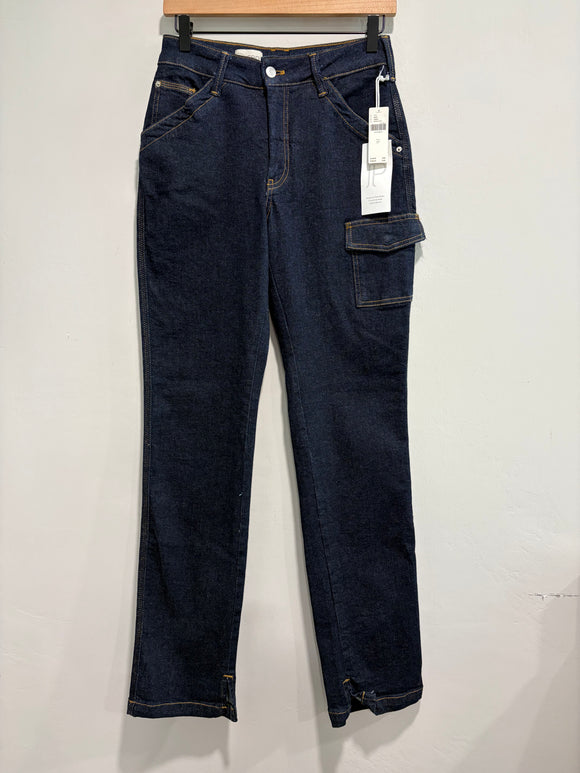 Cargo Straight Leg Jeans