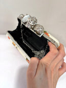 Floral Skull Ring Clutch-12