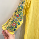 Floral Embroidered Sleeve Top-7