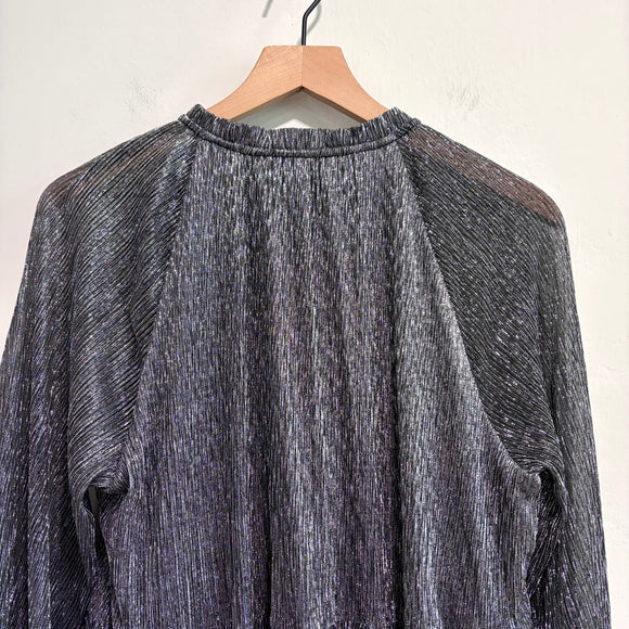 Metallic Long Sleeve Dress