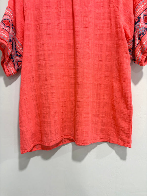 Embroidered Sleeve Tunic