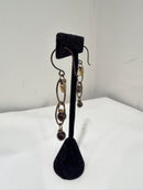 Bronze Beaded Earrings-5